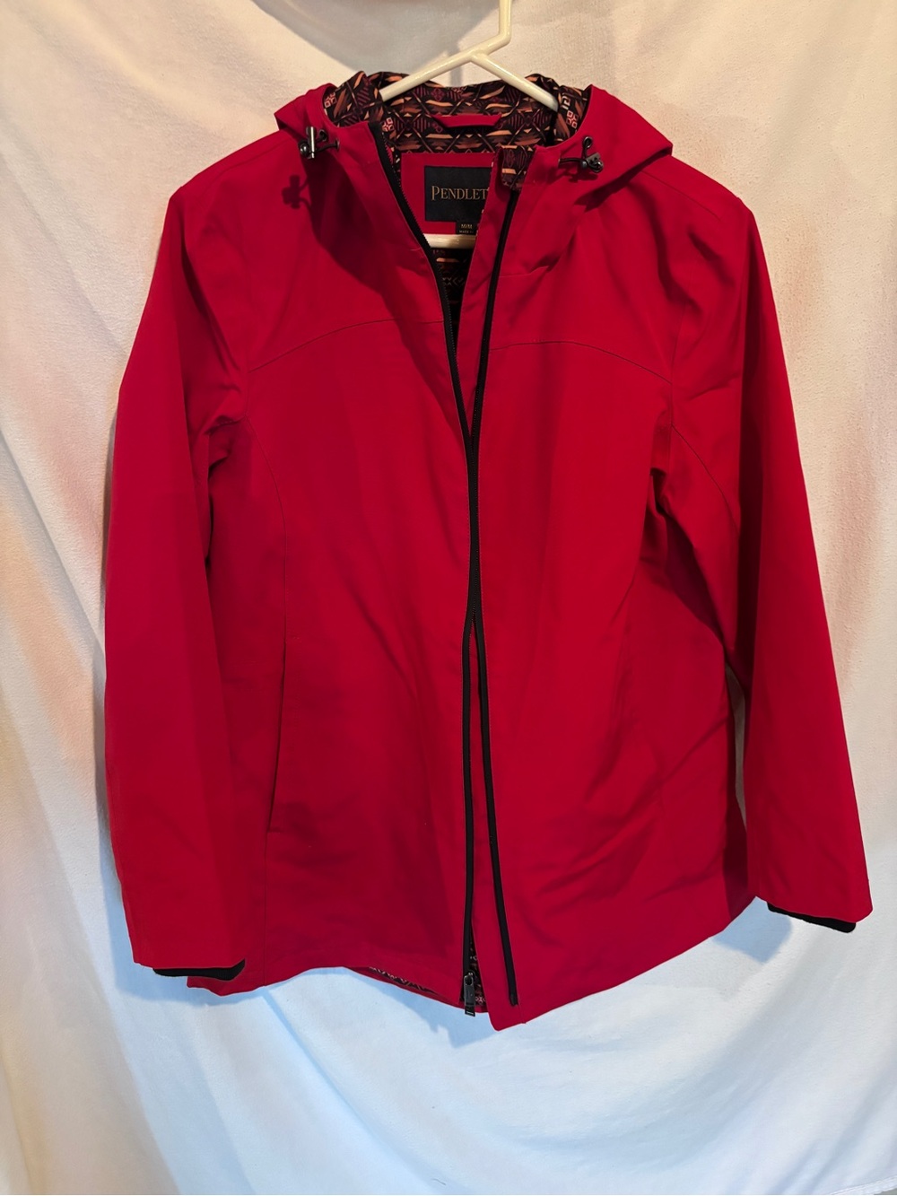 Pendleton Women's Bright Red Hooded Utility Jacket - NWOT